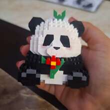 1 Kreative Panda Block - 2-in-1 Spielblock - Geschenk für Feiertage und Geburtstage - Dekoration für den Bürotisch, stressabbauendes Spielzeug - Bürodekoration, Geschenk zu Halloween, Thanksgiving, Weihnachten - Universelles Partygeschenk für Männer und Frauen - Verschiedenfarbig - Übersicht 7