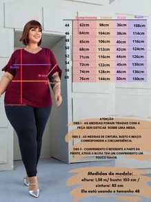 Plus Size Blouses - White - View 7