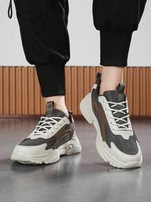 Heren herfst/winter casual dikke sneakers, verhoogde hoogte, studentensneakers, modieuze, veelzijdige sportschoenen