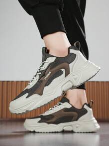 Heren herfst/winter casual dikke sneakers, verhoogde hoogte, studentensneakers, modieuze, veelzijdige sportschoenen