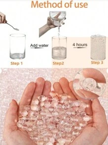 3000pcs Water Gel Beads, Water Gel Beads For Vase Filler, Decoration, Wedding Centerpiece, Floating Candles, Planting, Floral Decoration Best Gifts Birthday Graduation