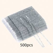 Micro Escovas Microswabs para Extensões de Cílios e Maquiagem - Aplicadores Descartáveis Livres de Fiapos para Cílios, Lábios e Beleza - Disponível em 50/100/200/300/500/600/800 peças