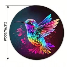 1pc Fun Cute Mouse Pad, Round Office Desk Mouse Pad With Non-Slip Rubber Base, Small Mini Travel Mouse Pad For Laptop, Notebook, Office, Home, Study And Gaming, Suitable For Girls And Boys, Size: 20*20*0.2cm - Multicolor - View 6