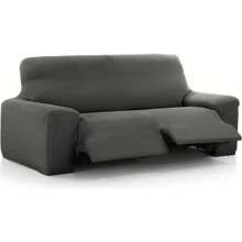 Ecommerc3 Capa de Sofá 3 Lugares 2 Pernas Cinzento Claro - Capa de Sofá Elástica e Antiderrapante - Cinza escuro - Ver 1