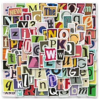 200 piezas Pegatinas de letras inglesas retro, pegatinas de vinilo estéticas, calcomanías para scrapbooking, diarios, laptops, parachoques, monopatines, botellas de agua, computadoras, teléfonos