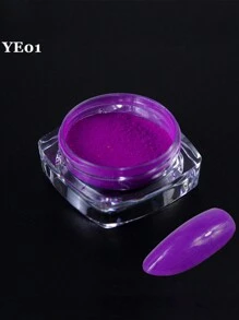 Neon Phosphor Pigment Powder Fluorescent Nail Glitter Chrome Pigment Gradient Effect Ombre Rubbing Neon Dust DIY Manicure Decoration