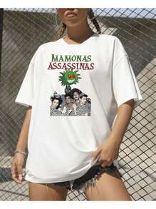 Basic T-Shirt Rock Band Members Mamonas Assassinas Movie Tribute - trắng - Xem 2