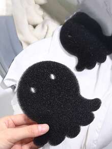 1Pc Laundry Sticky Pet Hair Filter Cleaning Sponge,Durable Floating Octopus Teddy Bear Hair Filter Mesh Bag Set Easy To Use Used For Pet Washing Machine Catcher Used For Laundry Clothes - Black - View 7