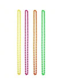 Forever & Moment 9 件 80 年代女士服装配饰套装霓虹珠项链手链露指短渔网手套适合 80 年代派对主题派对万圣节礼物音乐节舞蹈表演舞会