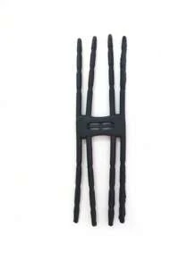 1pc Black ABS Multifunctional Spider Grip Slouchy Phone Holder, Desk Bracket For Streaming