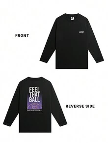 UZISER Outdoor Basketball Sporty Loose Fit Mesh Teen Boy's Clothes Men's Lightweight Moisture Wicking Quick Drying Raglan Sleeve Loose Fit Mesh Crewneck Pullover Tshirt - Black - View 7