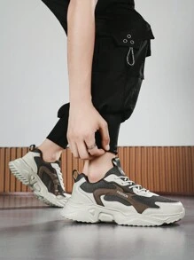 Heren herfst/winter casual dikke sneakers, verhoogde hoogte, studentensneakers, modieuze, veelzijdige sportschoenen