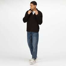 Regatta Mens Classic Microfleece Jacket (Black) - Black - View 2