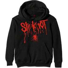 Slipknot Unisex Adult Blood Splatter Pullover Hoodie (Black)