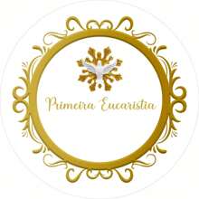 Round First Eucharist Panel 1.50 X 1.50 W/ Elastic Sublimated Fabric - 銅色 - 查看 1