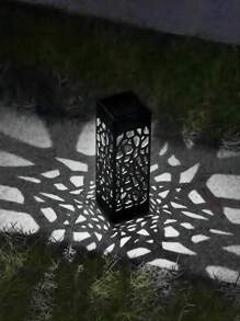 8 pièces/6 pièces/4 pièces/2 pièces Éclairage solaire extérieur, Éclairage décoratif solaire pour sentier de jardin, Éclairage de jardin et de pelouse, Lumières solaires décoratives extérieures à motif ajouré, Éclairage paysager solaire étanche LED pour jardin extérieur, Lumières solaires décoratives pour jardin, cour et bureau