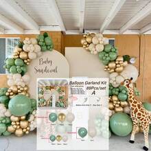 Kit de arco de corona de globos, decoración para Acción de Gracias, revelación de género, boda, cumpleaños, aniversario, graduación, vacaciones, celebración, evento temático, interior, suministros de decoración para fiestas - Multicolor - Ver 9