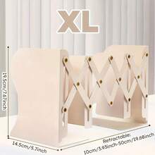 2 chiếc Giá sách kim loại hình cuốn sách - màu đen - Xem 8