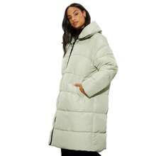 Dorothy Perkins Womens/Ladies Oversized Longline Padded Jacket (Sage) - Green - View 1