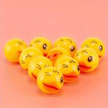 20 只橡胶跳跃黄鸭 - 适合生日派对礼物、节日派对礼物、漂浮在水中、礼品袋填充物和扭蛋机装饰 - 黃色 - 查看 3