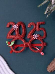 1 件圣诞节新款 2025 装饰眼镜框，圣诞节 - 彩色 - 查看 6