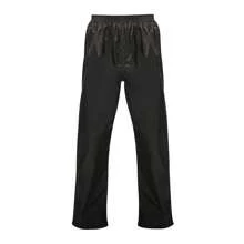 Regatta Mens Pro Packaway Overtrousers (Black) - Black - View 1
