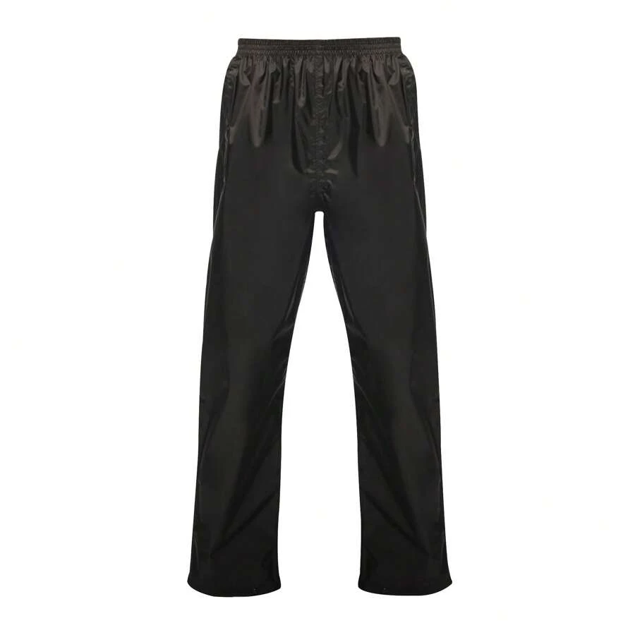 Regatta Mens Pro Packaway Overtrousers (Black) - Black - View 1