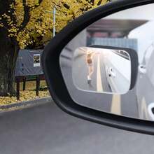 2pcs Large Size Car Rearview Mirror High Definition Frameless Glass Backup Mirror, Adjustable Blind Spot Mirror, Reversing Small Square Mirror, Interior & Exterior Observation Mirror, Square Convex Glass Mirror - one-size - View 4