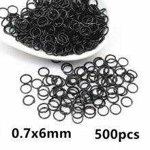 500pcs 3-12mm Metal Jump Rings Split Ring Open Single Loops DIY Jewelry Making Accessories Findings