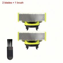 1pc/2pcs/3pcs/4pcs Replacement Shaver Heads, Compatible With Philips OneBlade QP2520, QP2530, QP2630, QP2620, Christmas Gift