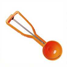 1pc Multifunctional Semi-Automatic Ice Cream Scoop, Plastic Ice Cream Spoon - Multicolor - View 4