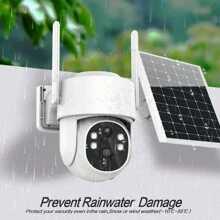 1 Set ANSHICAT 4MP 2.5K Solar Battery Camera Security Camera Wireless Outdoor, PTZ Solar Wireless Security Camera With AI Human Detection, Color Night Vison, 2-Way Audio, 2.4G Wi-Fi, Cloud Storage, Rechargeable Battery Included 7800mAh, Outdoor Battery Powered IP Security Camera For Home Security - 白色 - 查看 11