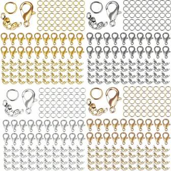 100 st Hummerlås(20), Spännen(40), Ringar(40) Anslutning för armband Halsband Gör-det-själv smyckestillbehör