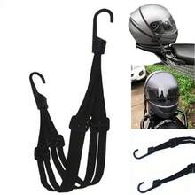 60CM Motorcycle Helmet Straps Motorcycle Accessories Hooks Luggage Retractable Elastic Rope Fixed Strap Motos Helmet Net - Black - View 7