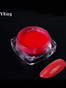 Neon Phosphor Pigment Powder Fluorescent Nail Glitter Chrome Pigment Gradient Effect Ombre Rubbing Neon Dust DIY Manicure Decoration