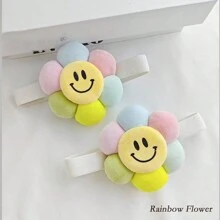 1pc Valentine's Day Adorable Cartoon Window Curtain Tie Back Tassels,3D Stuffed Doll Sheer Drape Holder, Bedroom Simple Binding Rope, Panda/Sunflower/Smiling Face/Cloud Shape Curtain Tie Backs