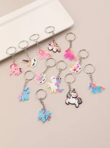 12 chiếc Móc Chìa Khóa Ngựa Nhỏ, Thích Hợp Cho Các Bữa Tiệc, Đồ Dùng Ngày Lễ, Quà Tặng Trở Lại Trường Học - Nhiều màu - Xem 8