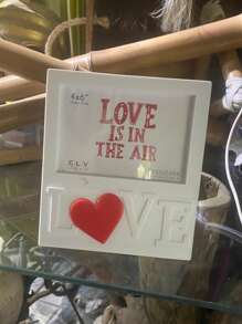 Marco porta retrato san valentín amor amistad love - Blanco - Ver 1