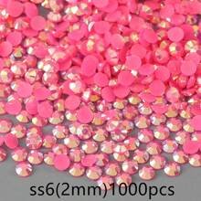 500pcs/1000pcs 2mm/3mm/4mm AB Flat Resin Jelly Rhinestones For DIY Glass Bottles, Nail Art, Headpieces, Costume Decoration, Loose Sparkling Accessories - Multicolor - View 41