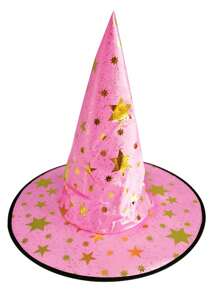 1pc Halloween Kid's Wizard Hat, Costume Party Accessory Witch Hat - Multicolor - View 15