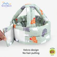 Baby Fall Protection Hat, Anti-Shock Helmet, Adjustable Head Protection For Babies - Little Girl - View 11