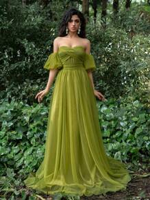 Faeriesty 女士正式礼服和晚礼服优雅舞会婚礼宾客礼服，适合毕业典礼、晚宴派对礼服