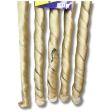 Jumbo French Curl Braids 5x 60cm Cherey Braids Boho Wavy 400g Jumbo Braid With Curls - 香檳色 - 查看 3