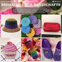 500pcs/1000pcs 2mm/3mm/4mm AB Flat Resin Jelly Rhinestones For DIY Glass Bottles, Nail Art, Headpieces, Costume Decoration, Loose Sparkling Accessories - Multicolor - View 5