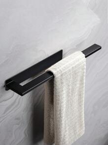 1pc Self Adhesive Towel Racks, Stainless Steel Towel Bar, Wall Hanging Shelf Rack, Rustproof Towel Holder, Bathroom Supplies,Total Length 38.7cm/15.23in Bathroom Accessories Bathroom Tools - Multicolor - View 5