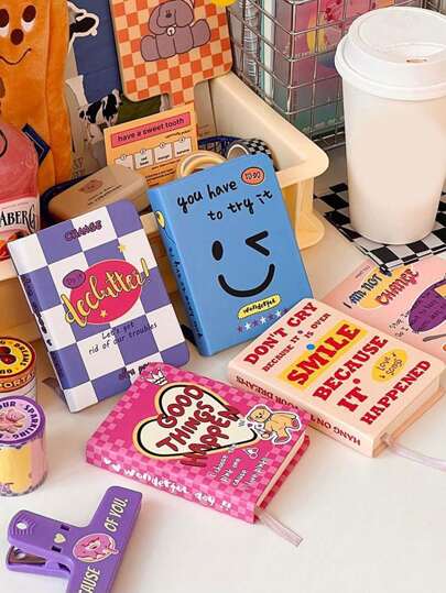 American Pocket Notebook For Students, Small High-Quality Portable Notebook (Random Style Delivery)