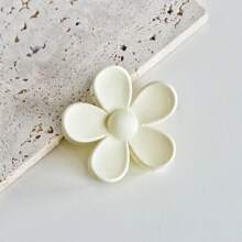 8 Stücke/Set Damen süße Candy-Farbe matte Blumen-förmige Kunststoff Haarspangen, geeignet zum Stylen von Dutt-Frisuren, für den Alltag, als Geburtstagsgeschenk und zum Ausgehen, Haarklammer, Haarklemme, Haarspange