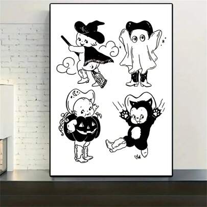 1pc Timeless Japanese Ukiyo-E Wall Art - Iconic Anime Canvas Painting, Distinctive Vintage Decor For Bedroom, Living Room, Office & More, Ready To Hang, No Frame