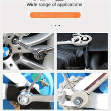 46pcs Automotive Repair Tool Kit, Car Household Maintenance Tools Set, Hardware Wrench Socket Kit - Black - View 4