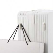 Multi-Functional Luggage Set, Made Of PCS + ABS, Wide Handle, USB Port, Water Bottle Holder, Wet & Dry Separate Lining Bag, 14" Vanity Case And 20" Rolling Suitcase With Rotatable Wheels, TSA Lock, Suitable For Business, School, Tourism, Vacation, Unisex, Travel Luggage, Ideal Gift For Men, Women, Students, Couples, Honeymoon, Study Abroad, Graduation Bag For School School Accessories School Stuff - Black - View 3